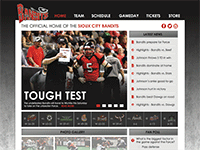Sioux City Bandits Website Prototype
